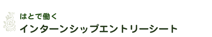 はとで働く-インターンシップエントリー